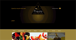 Desktop Screenshot of prestotraiteur.com